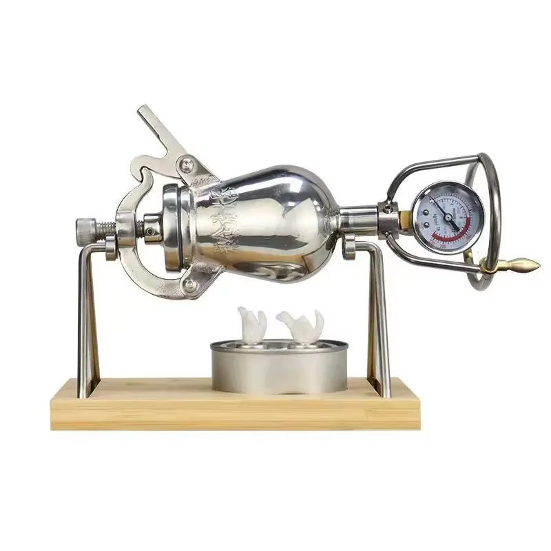 Hand-Cranked Mini Popcorn Making Machine Popcorn Puffing Machine Puffed Rice Corn Machine 100/230Ml