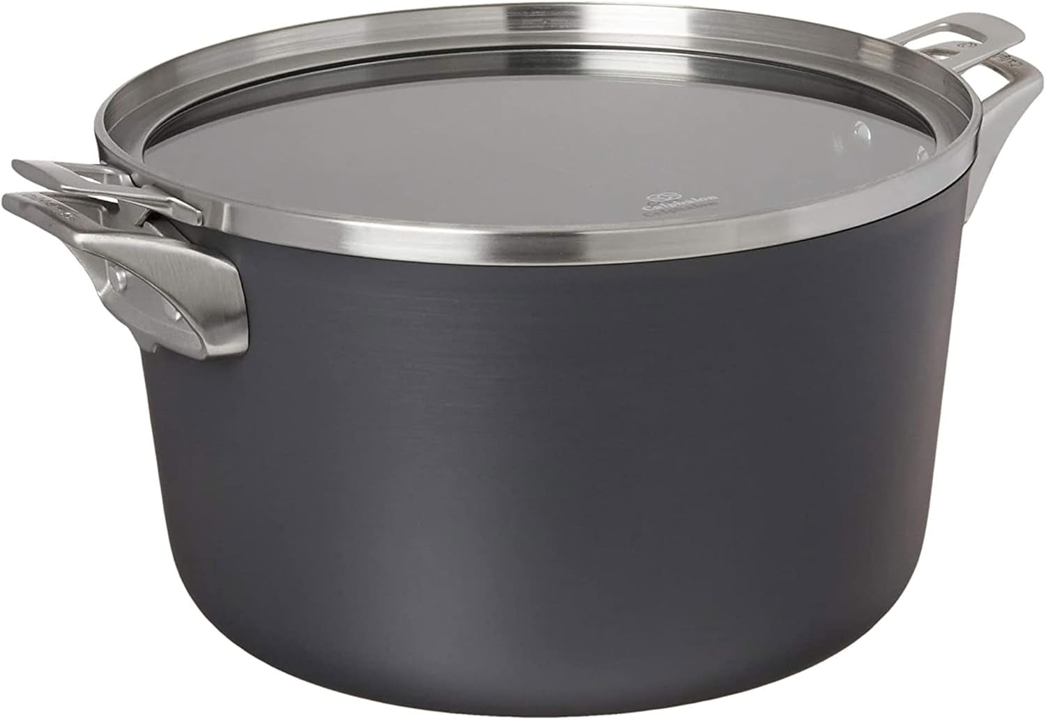 Calphalon Premier Space Saving Nonstick 12Qt Stock Pot with Cover