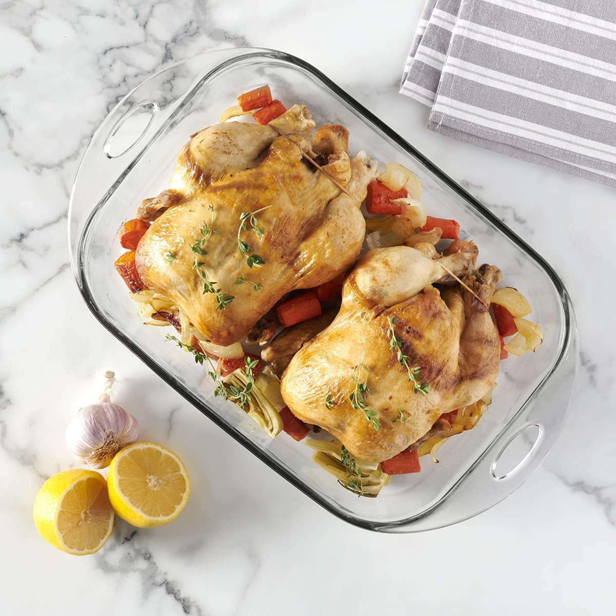 Anchor Hocking 4-Quart Premium Rectangular Baking Dish, Set of 3