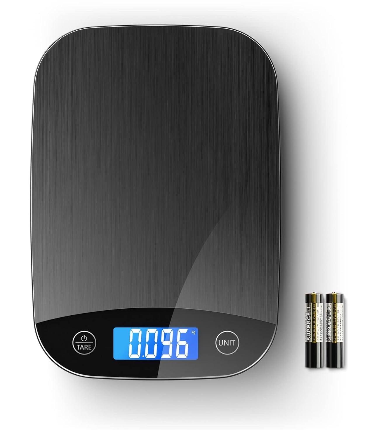 Nicewell Food Scale 22Lbs Digital Kitchen Scale for Cooking Baking Weight Loss, Weighs in Grams and Ounce with 0.1Oz/1G Resolution, Sleek Design and Large LCD Screen