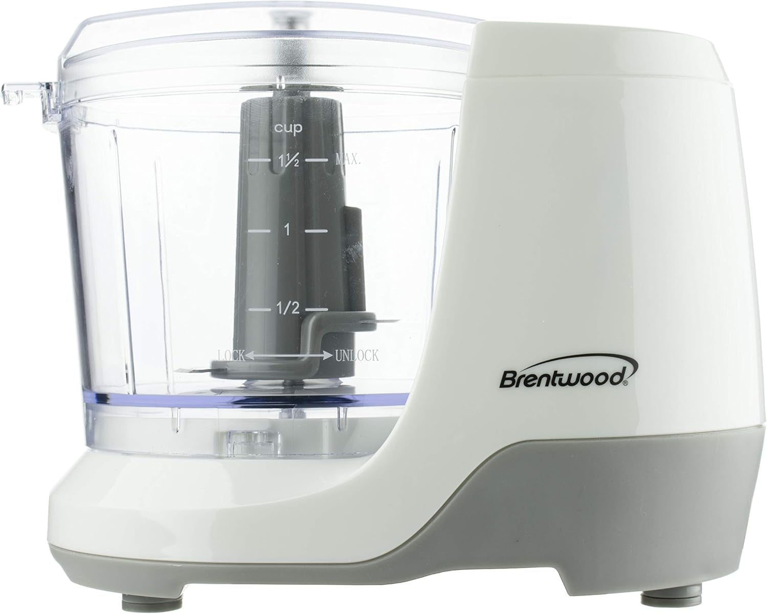 Brentwood MC-109W 1.5 Cup Mini Food Chopper, White