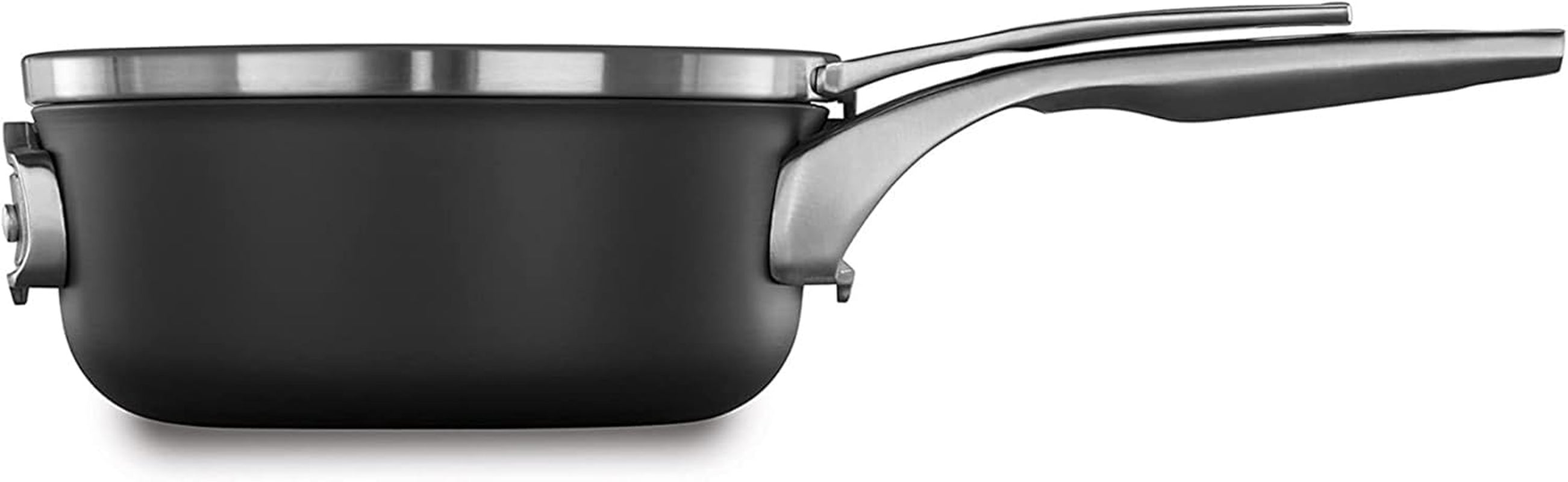 Calphalon Premier Space Saving Nonstick 12Qt Stock Pot with Cover