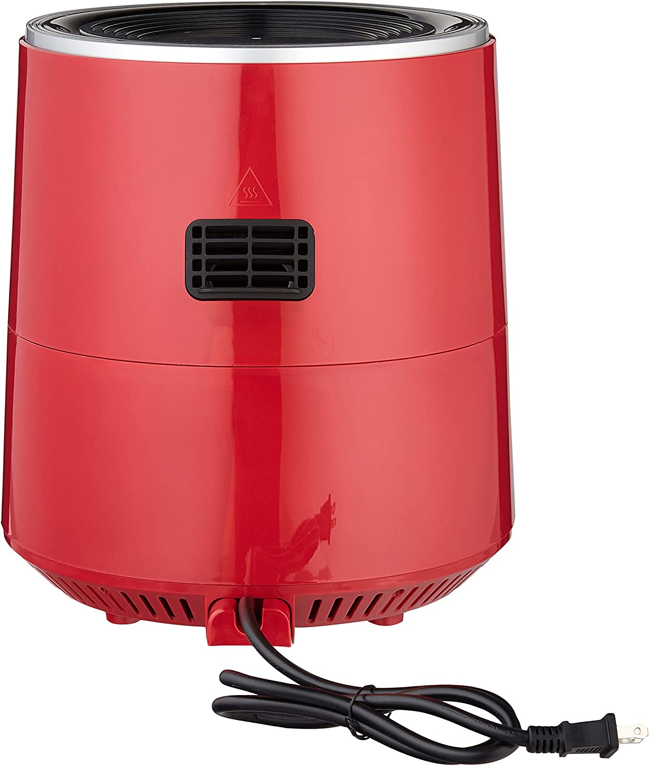 Gowise USA GW22957 7-Quart Electric Air Fryer with Dehydrator & 3 Stackable Racks, Digital Touchscreen with 8 Functions + Recipes, 7.0-Qt, Red/Silver