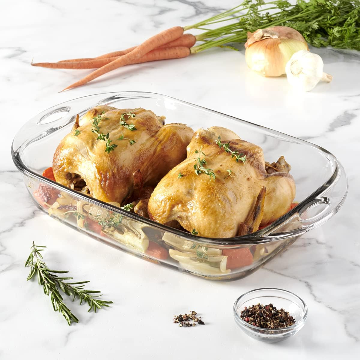 Anchor Hocking 4-Quart Premium Rectangular Baking Dish, Set of 3