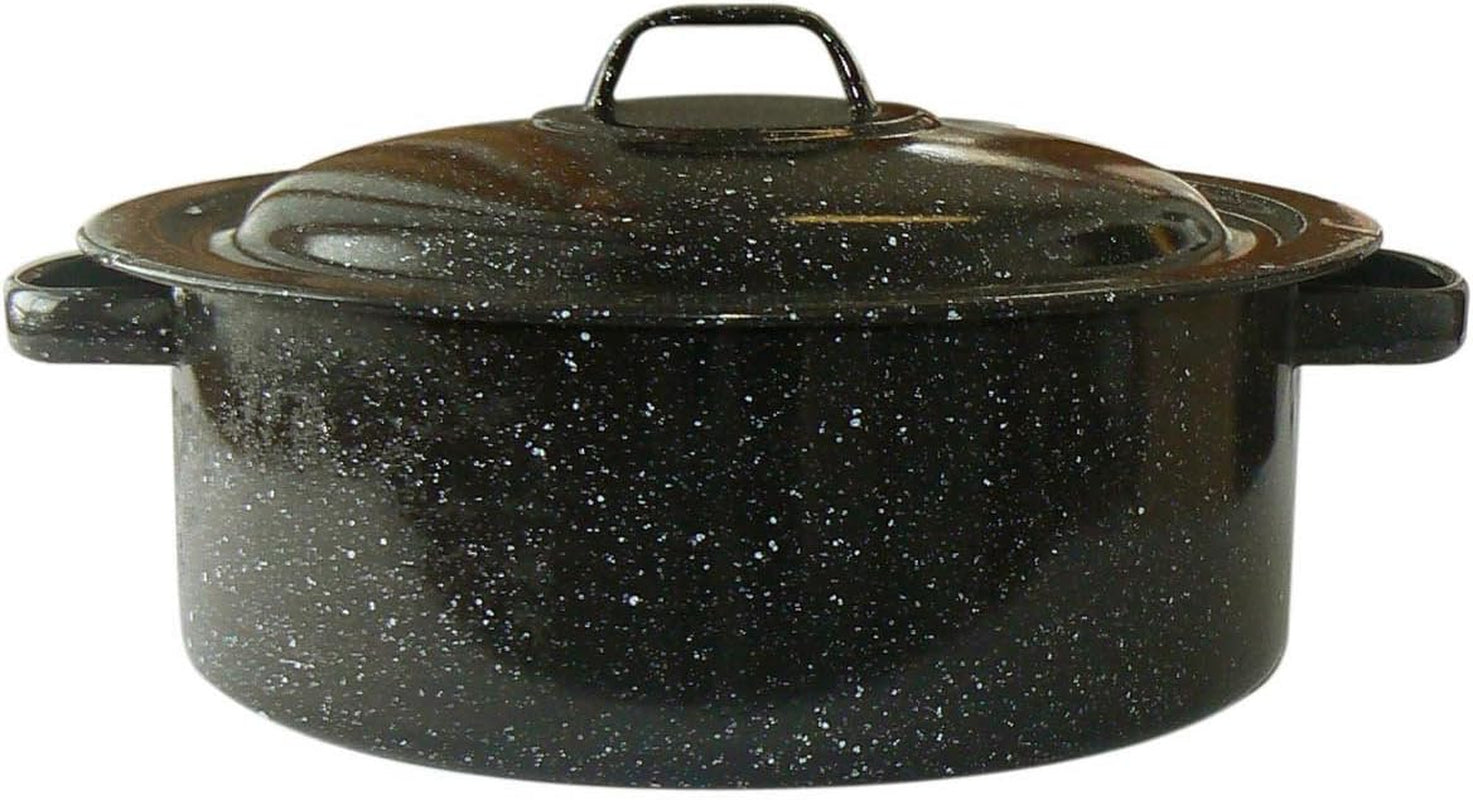 Granite Ware Covered Casserole, 3-Quart, Black