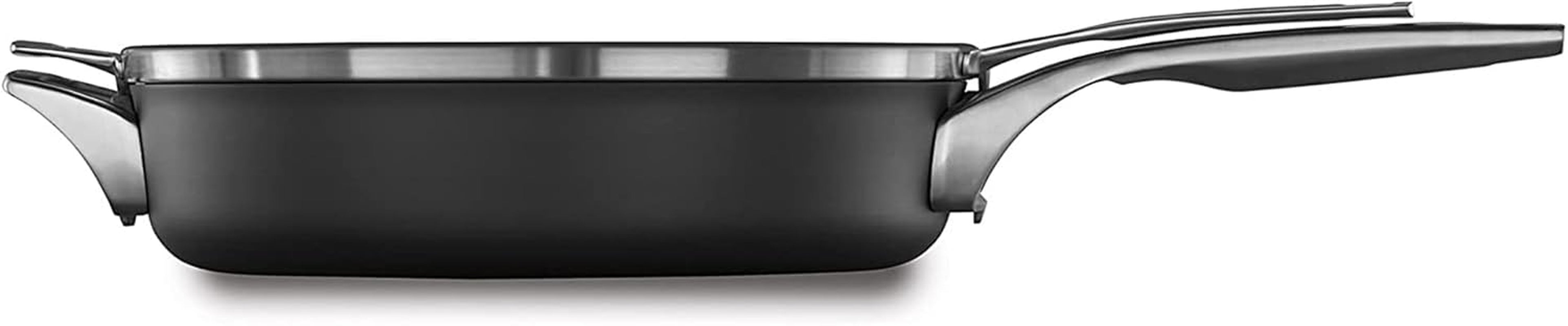 Calphalon Premier Space Saving Nonstick 12Qt Stock Pot with Cover