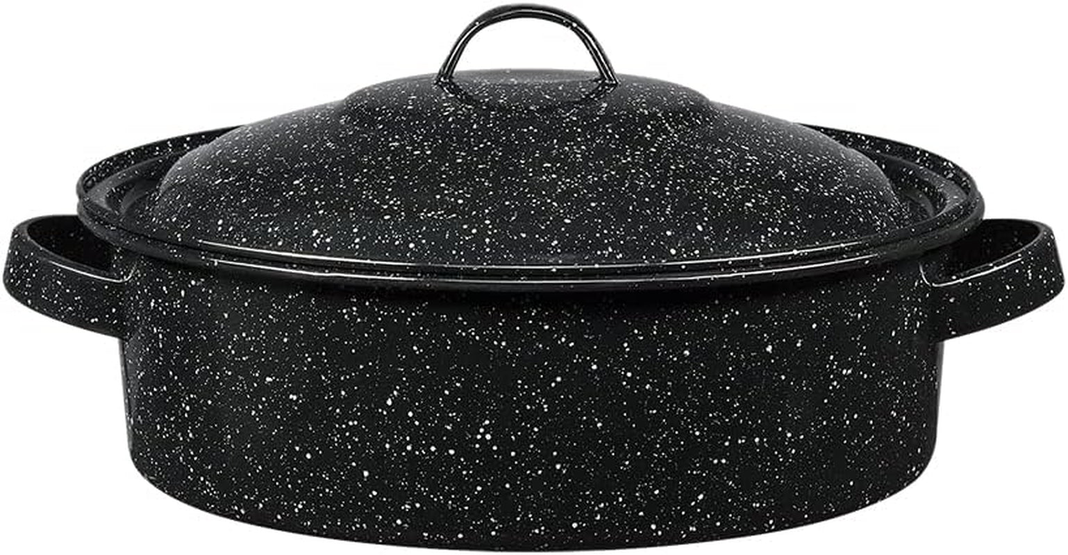 Granite Ware Covered Casserole, 3-Quart, Black
