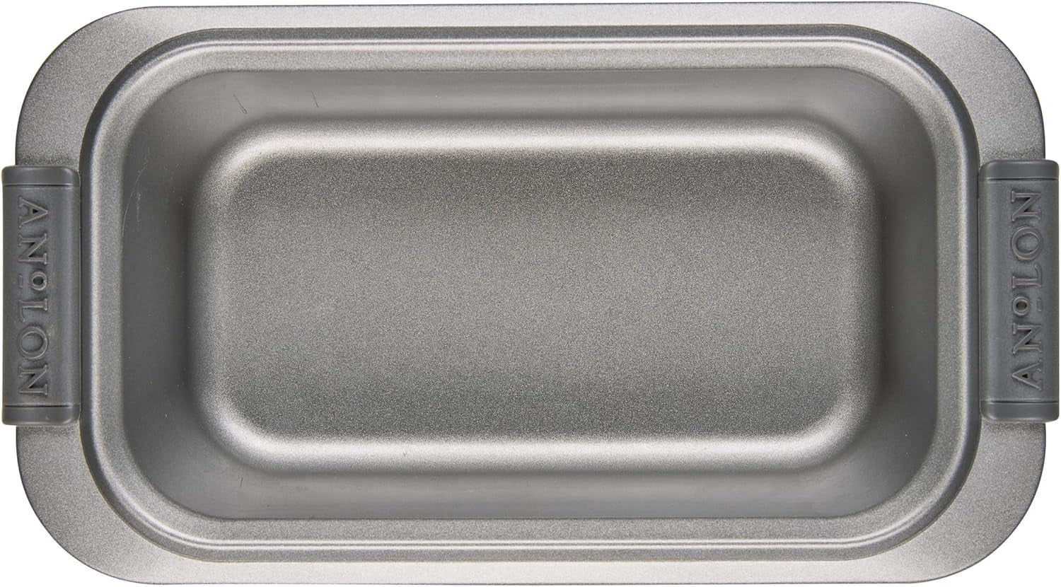 Anolon Advanced Nonstick Bakeware 2-Piece Loaf Pan Set, Gray with Silicone Grips - 54715