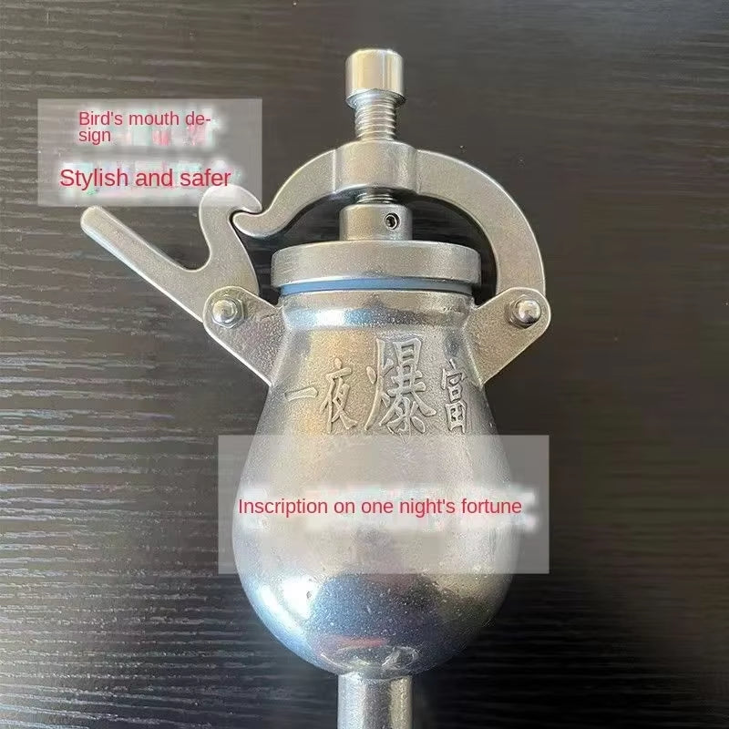 Hand-Cranked Mini Popcorn Making Machine Popcorn Puffing Machine Puffed Rice Corn Machine 100/230Ml