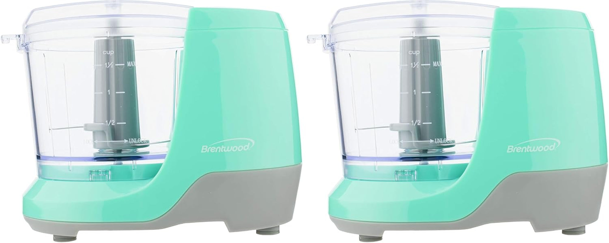 Brentwood MC-109W 1.5 Cup Mini Food Chopper, White