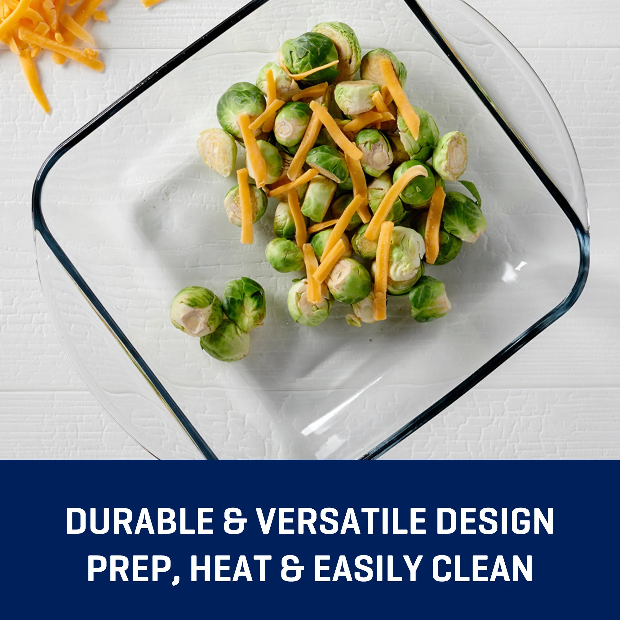 Anchor Hocking 8" X 8" Glass Cake Pan