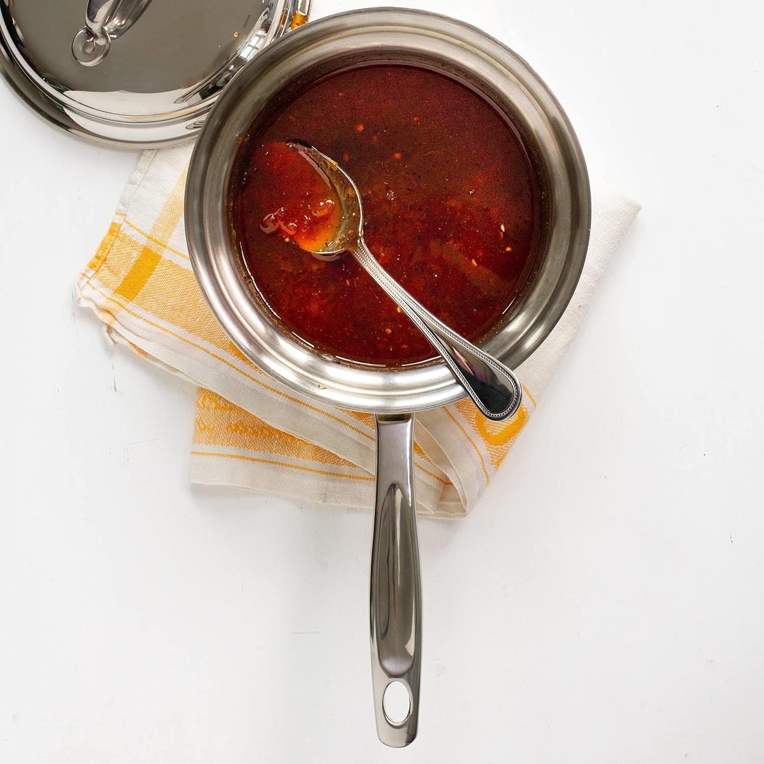 360 Sauce Pan 1 Quart, Stainless Steel Cookware, Hand Crafted in the United States, Induction Cookware