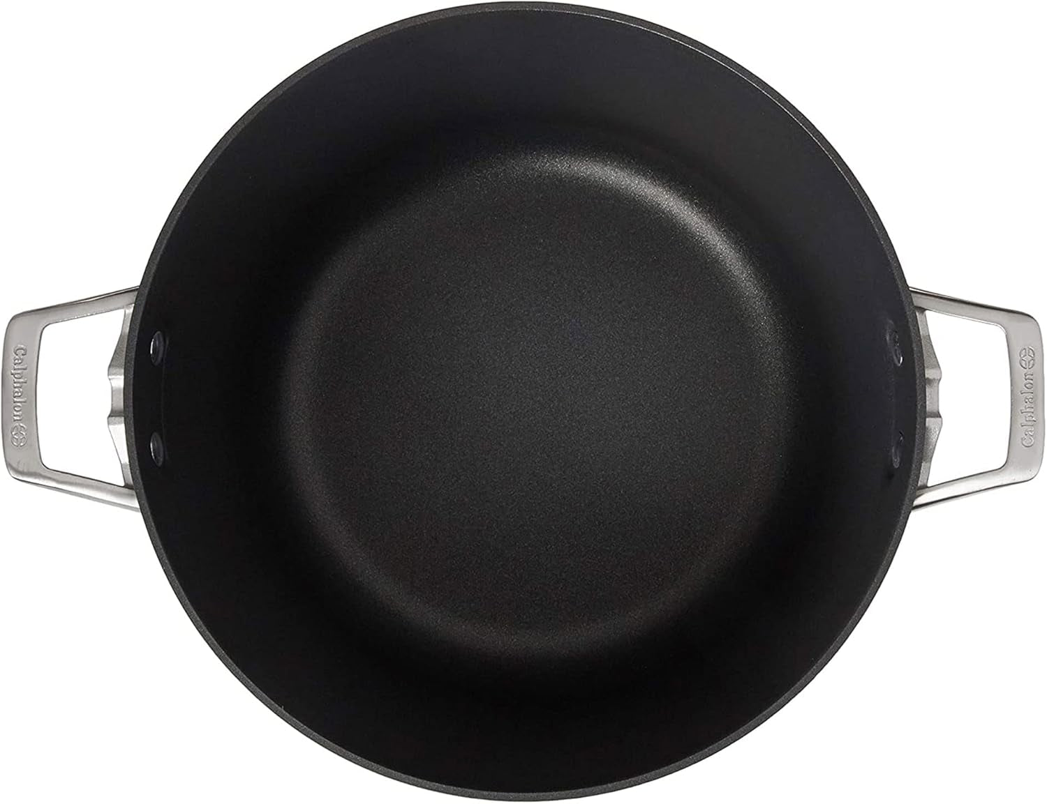 Calphalon Premier Space Saving Nonstick 12Qt Stock Pot with Cover