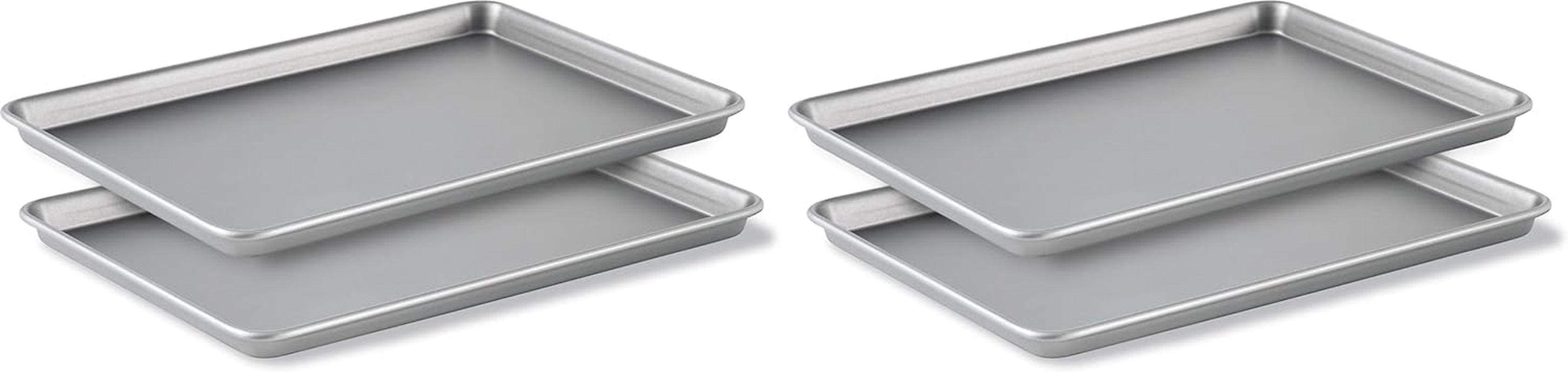 Calphalon Premium Nonstick Baking Pans Set of 2, 12 X 17 Inch, Silverware, Heavy Gauge Steel Core