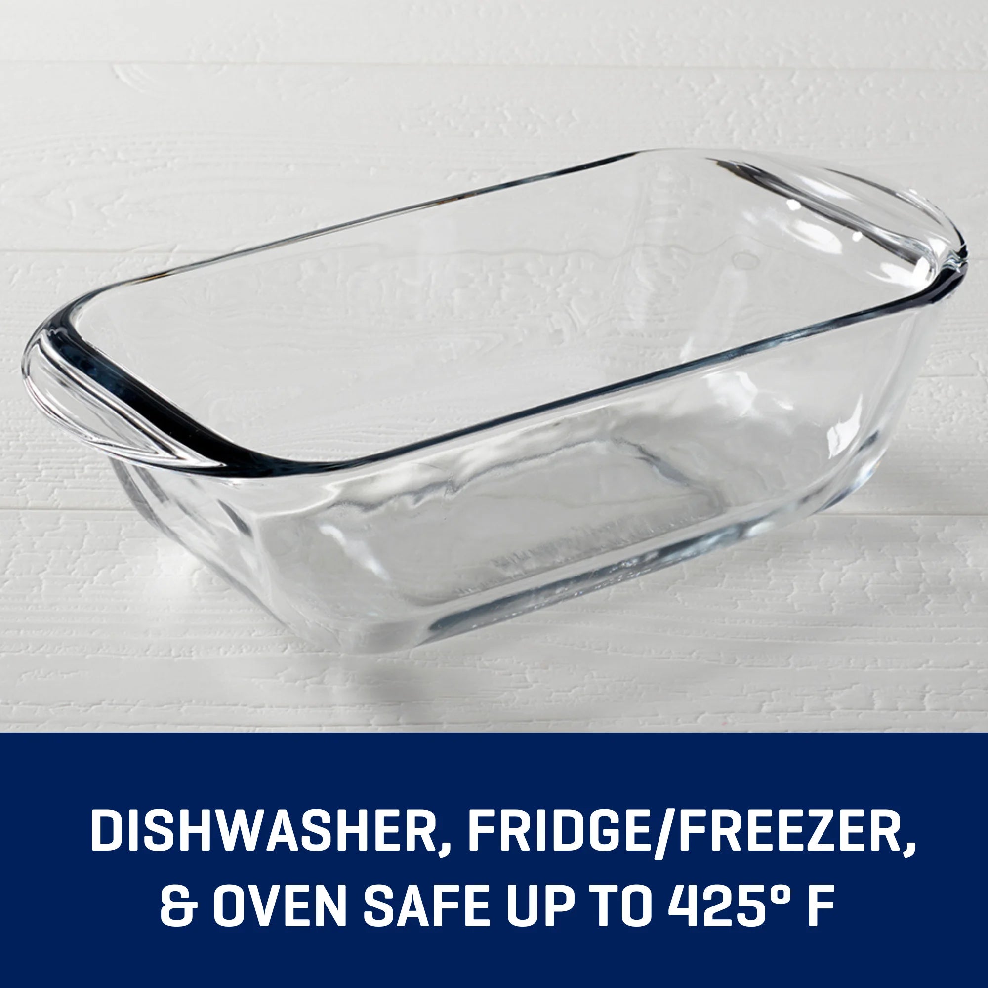Anchor Hocking Glass Loaf Pan, 1.5 Quart