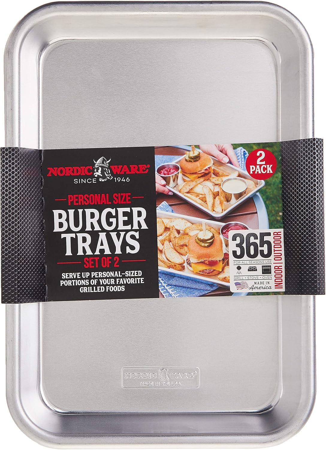 Nordic Ware Naturals Eighth Sheet, 2-Pack